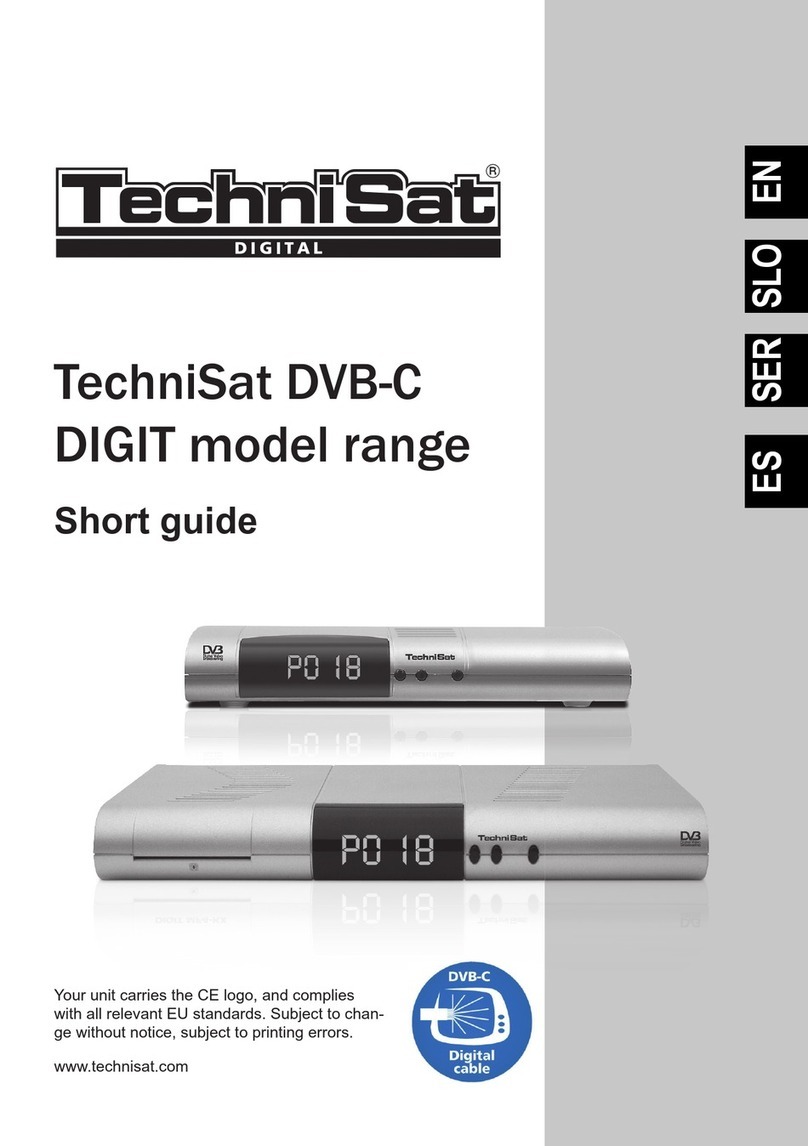 TechniSat DIGIT Series Short guide
