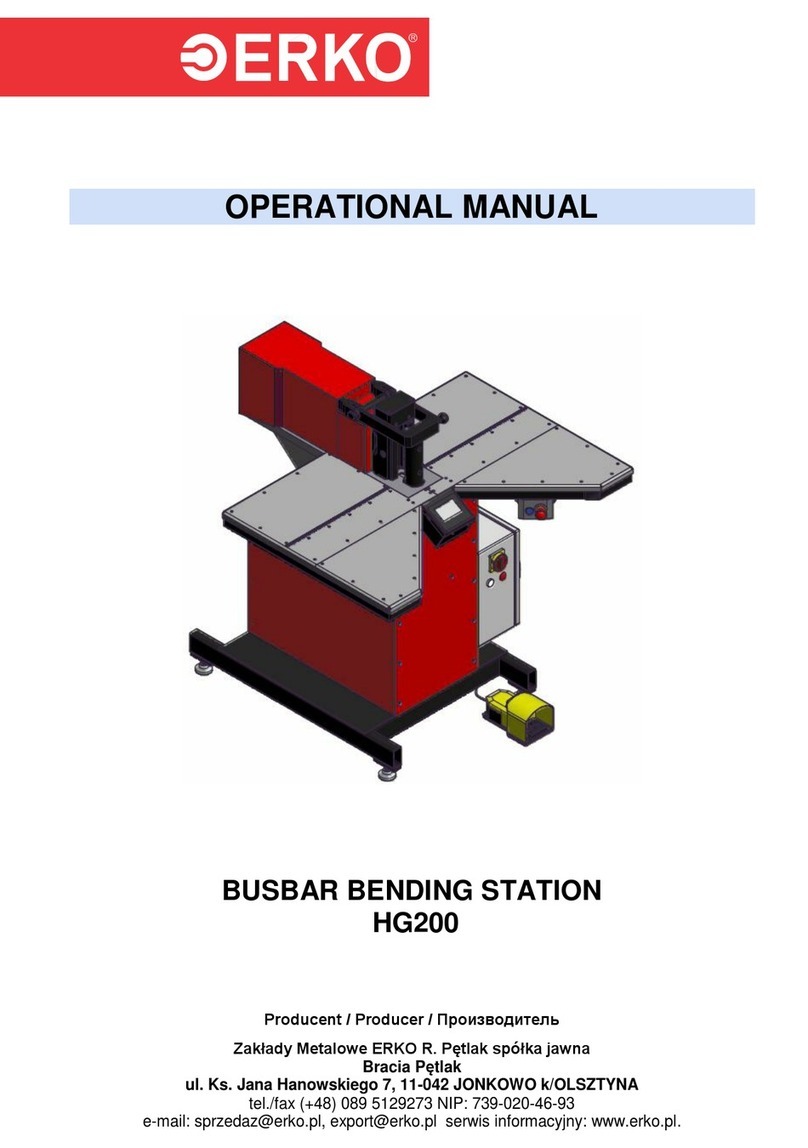 ERKO HG200 Operational manual