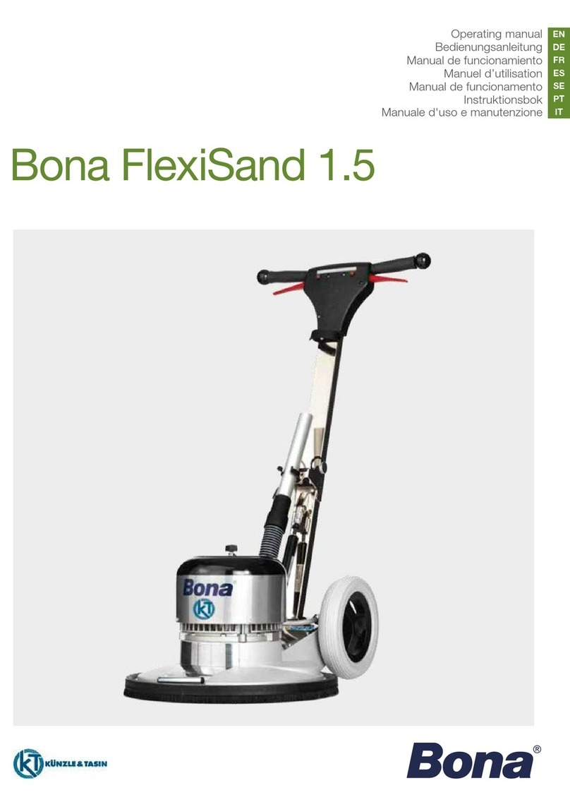 Kunzle & Tasin Bona FlexiSand 1.5 User manual