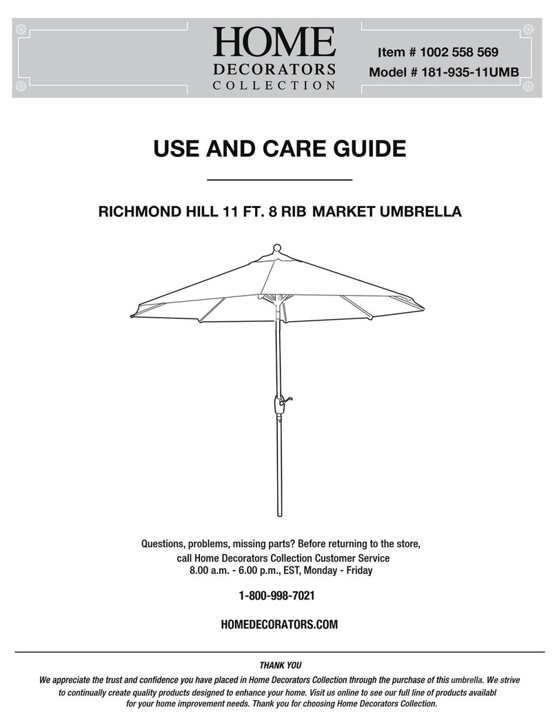 Home Decorators Collection 181-935-11UMB Use and care guide