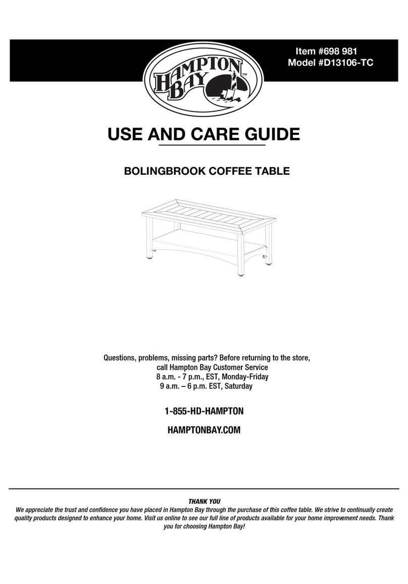 HAMPTON BAY D13106-TC Use and care guide HAMPTON BAY D13106-TC Use and care guide