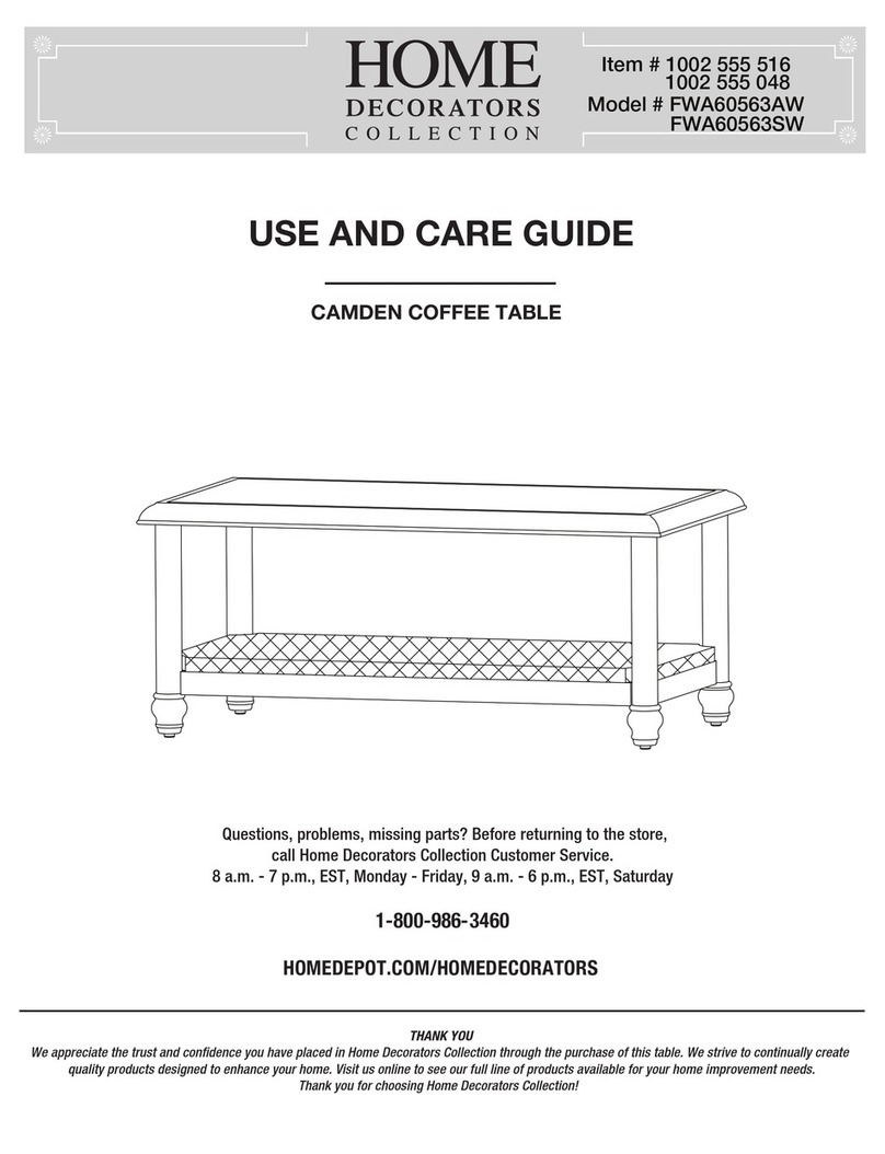 Home Decorators Collection FWA60563AW User manual Home Decorators Collection FWA60563AW User manual