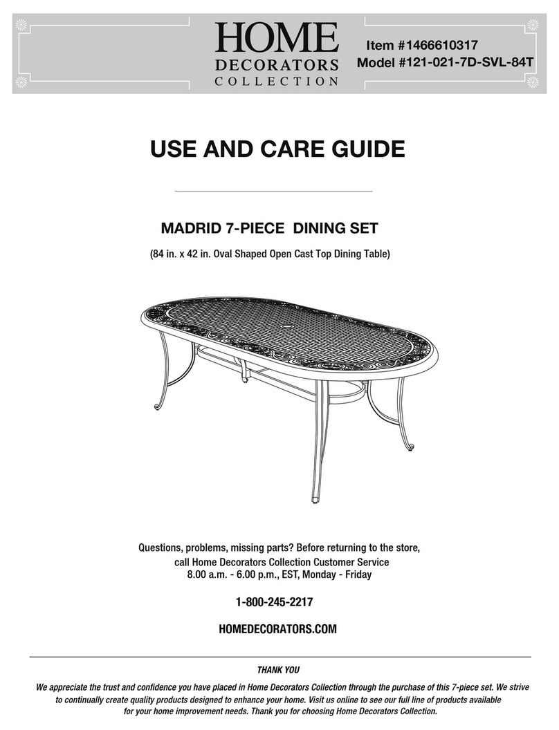 Home Decorators 121-021-7D-SVL-84T Use and care guide Home Decorators 121-021-7D-SVL-84T Use and care guide
