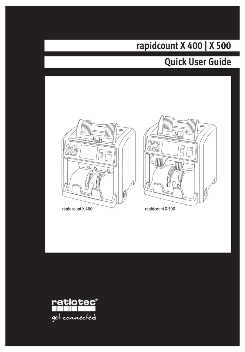 ratiotec rapidcount X 400 Quick user guide
