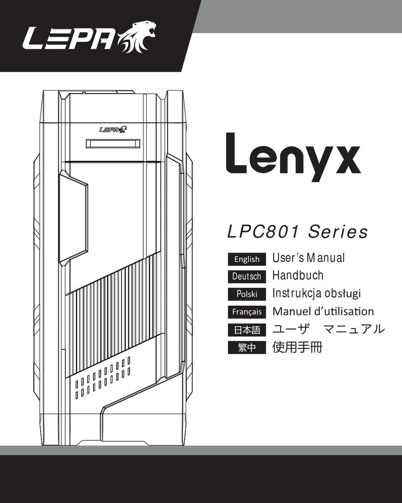 Lepa Lenyx LPC801 Series user manual