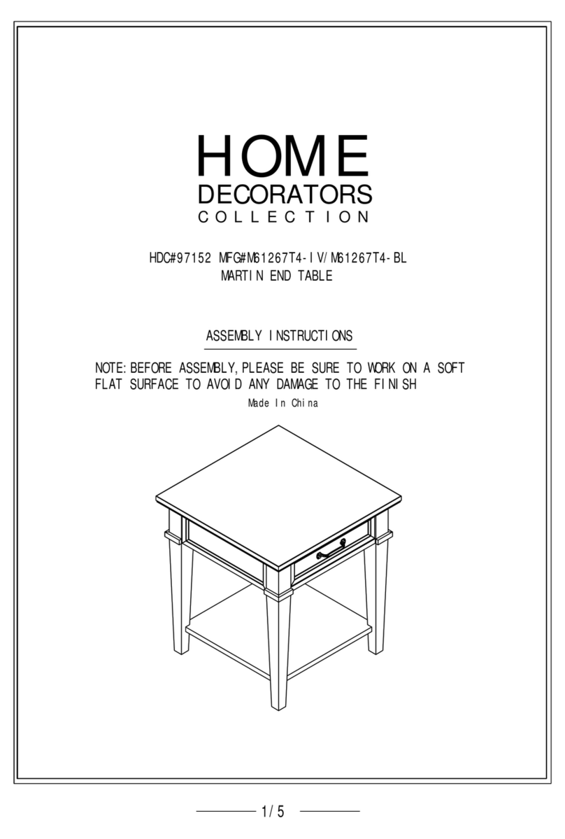 Home Decorators Collection M61267T4-IV User manual
