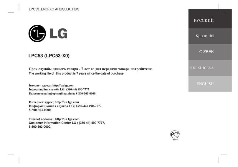 LG LPC53 User manual