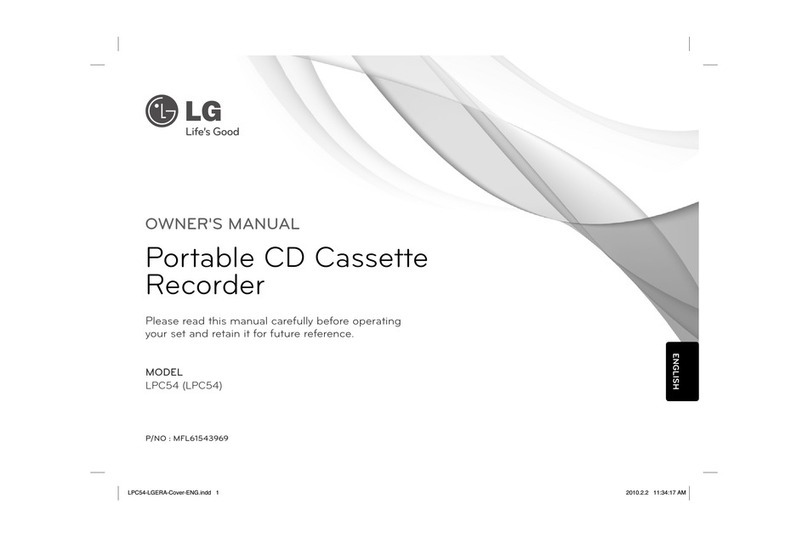LG LPC54 User manual
