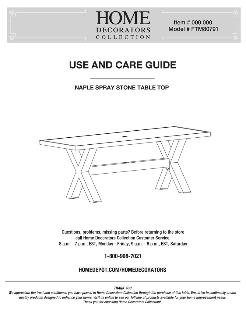 Home Decorators FTM80791 Use and care guide Home Decorators FTM80791 Use and care guide