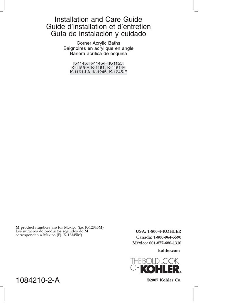 Kohler K-1145 Assembly instructions