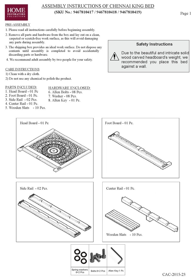 Home Decorators Collection 9467810417 Assembly instructions