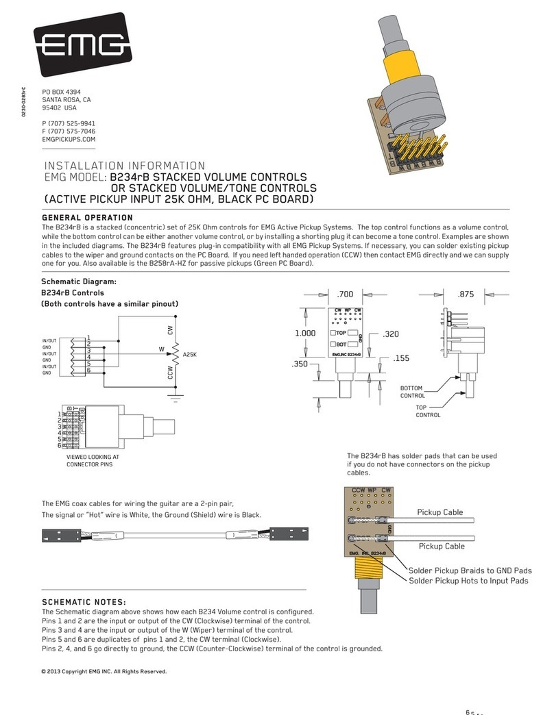 EMG B234rB Installation information