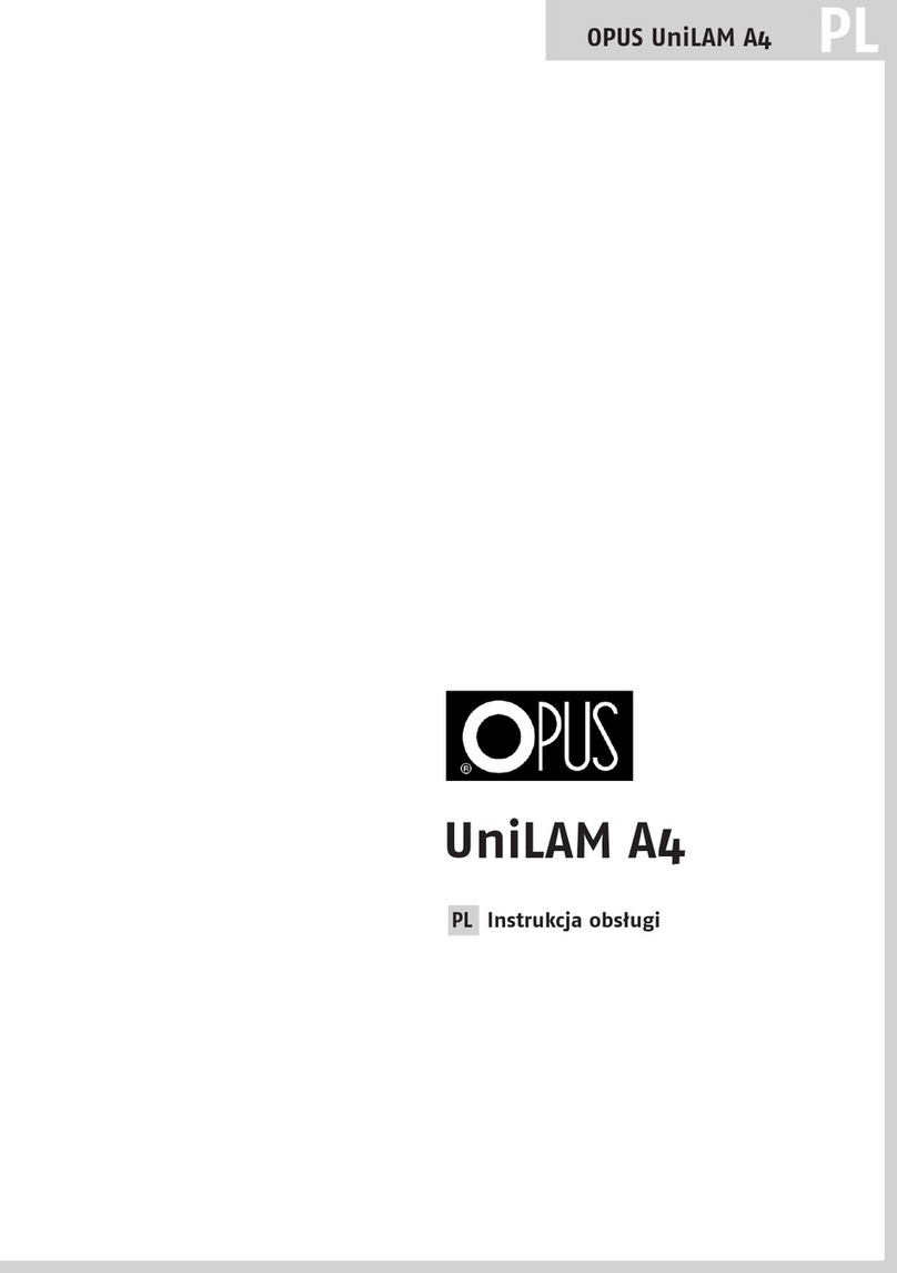 Opus uniLAM A4 user guide