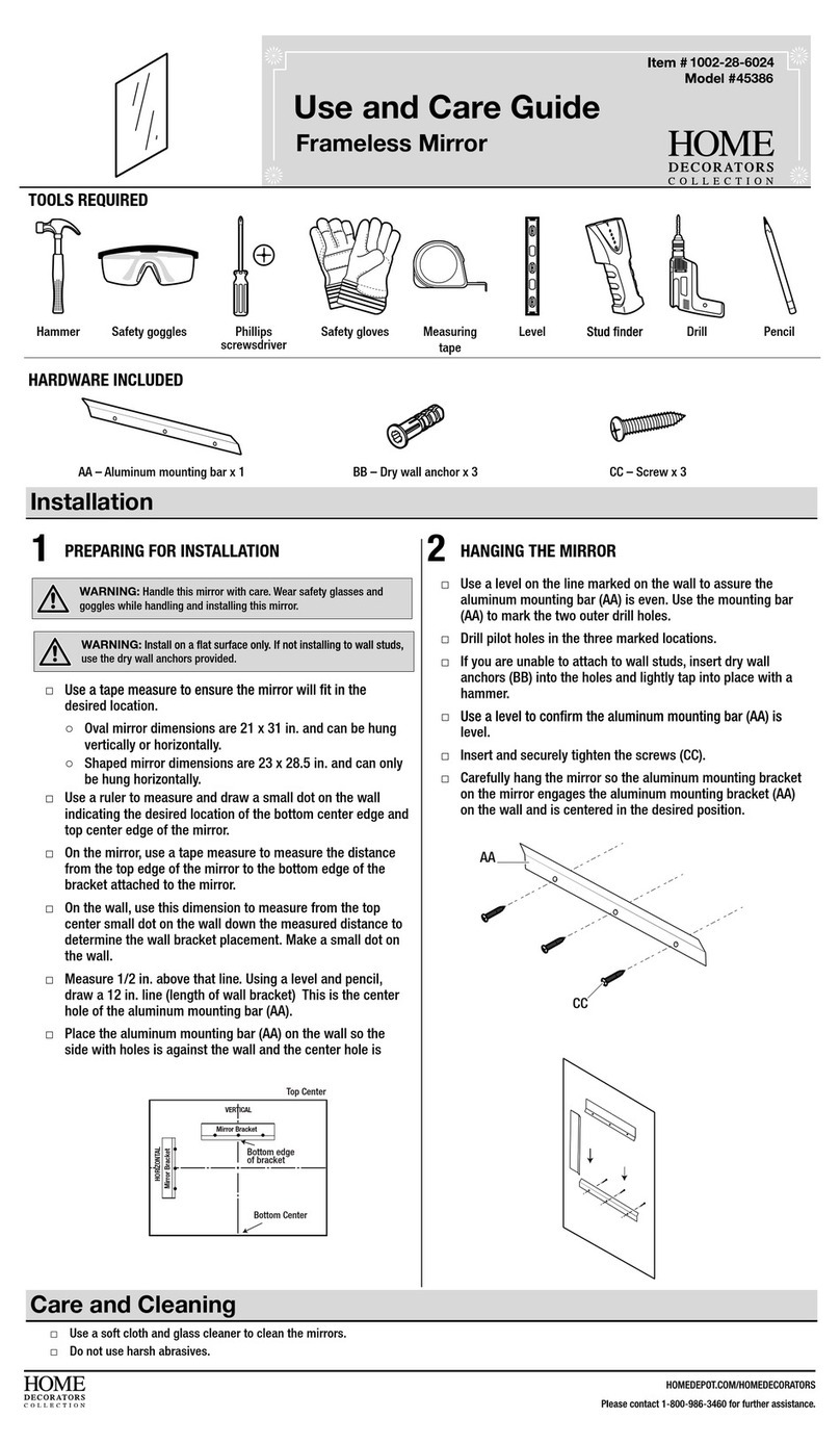 Home Decorators Collection 45386 User manual Home Decorators Collection 45386 User manual