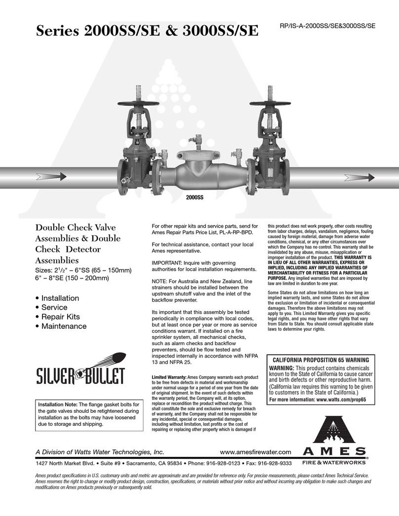 AMES SILVER BULLET 2000SS Series User manual