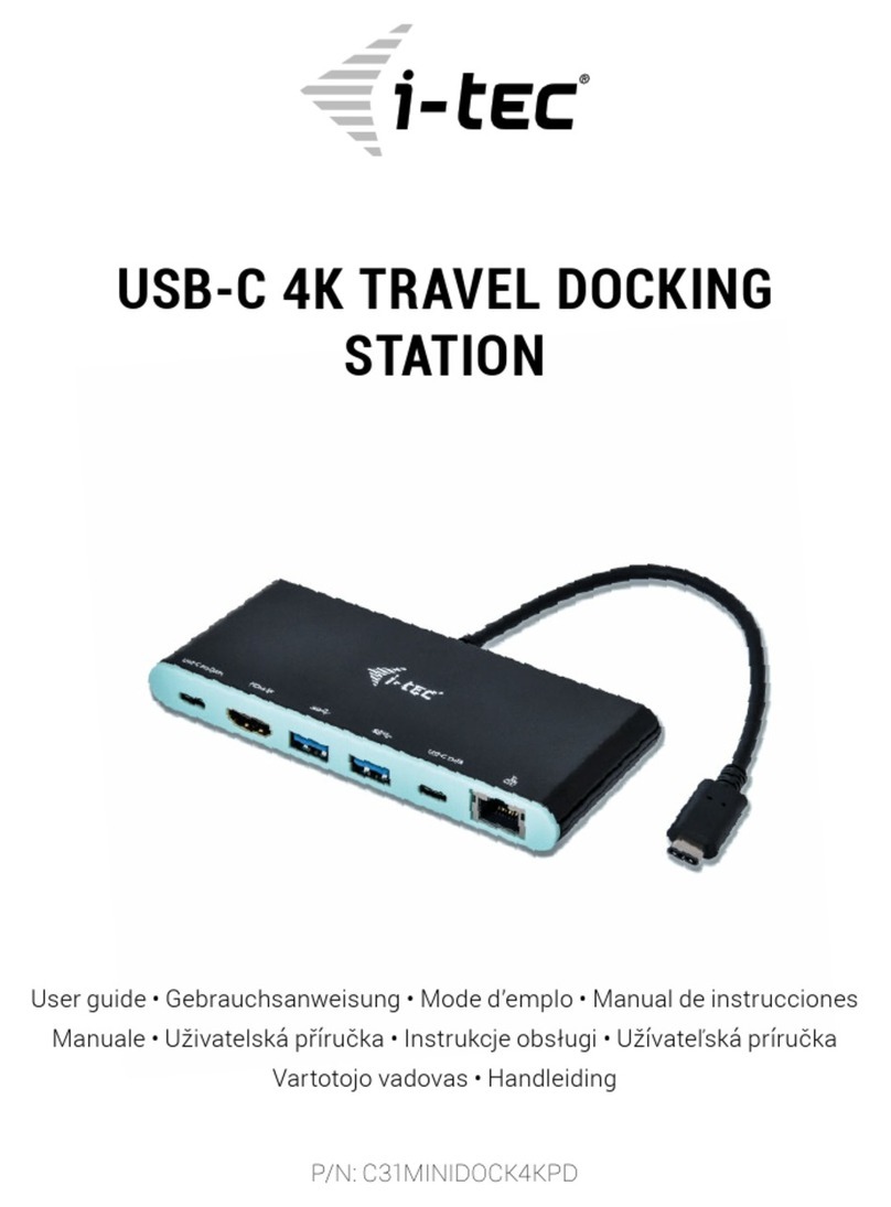 Itec C31MINIDOCK4KPD User manual