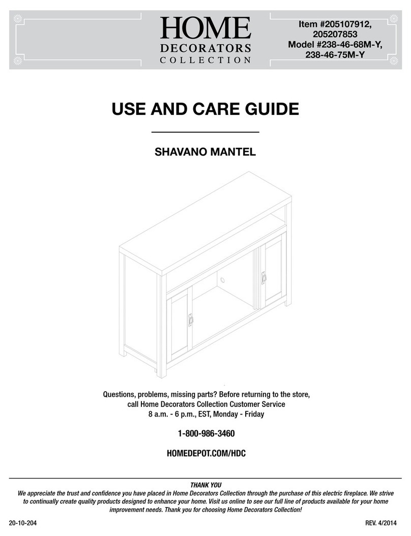 Home Decorators Collection 238-46-68M-Y User manual