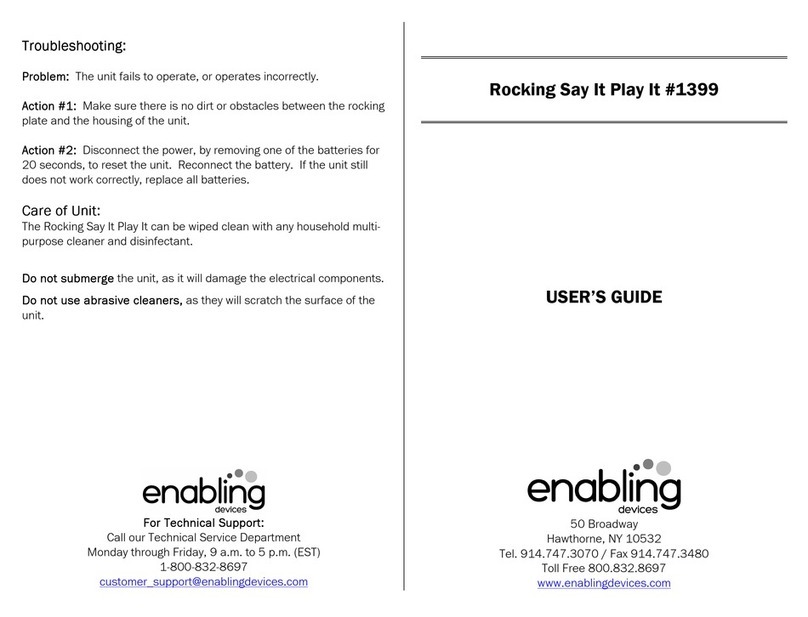 Enabling Devices Rocking Say It Play It 1399 User manual