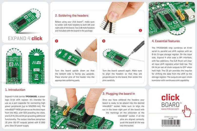 Mikroe Click Board EXPAND 4 click quick start guide