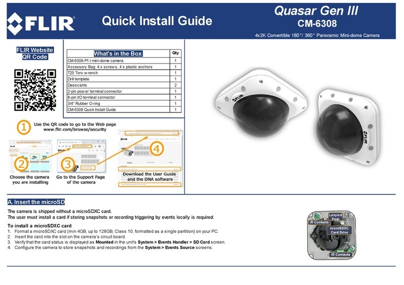 FLIR Quasar Gen III CM-6308 User manual