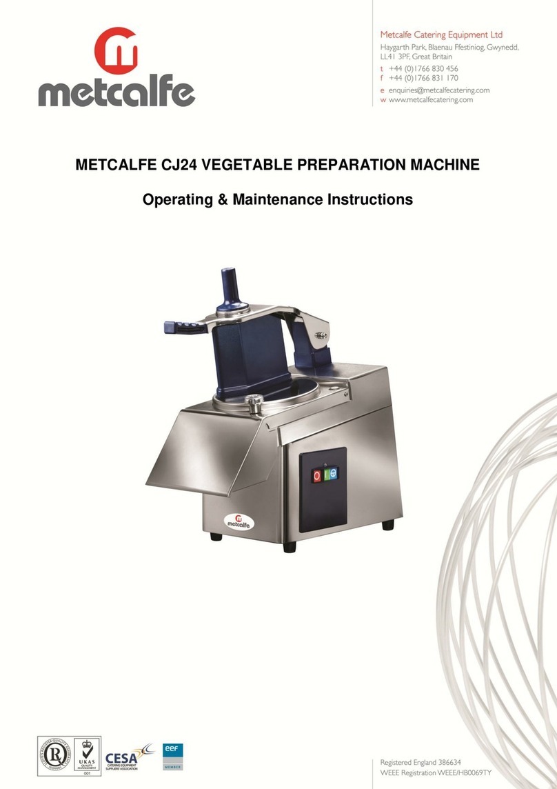 Metcalfe CJ24 Operating & maintenance instructions Metcalfe CJ24 Operating & maintenance instructions