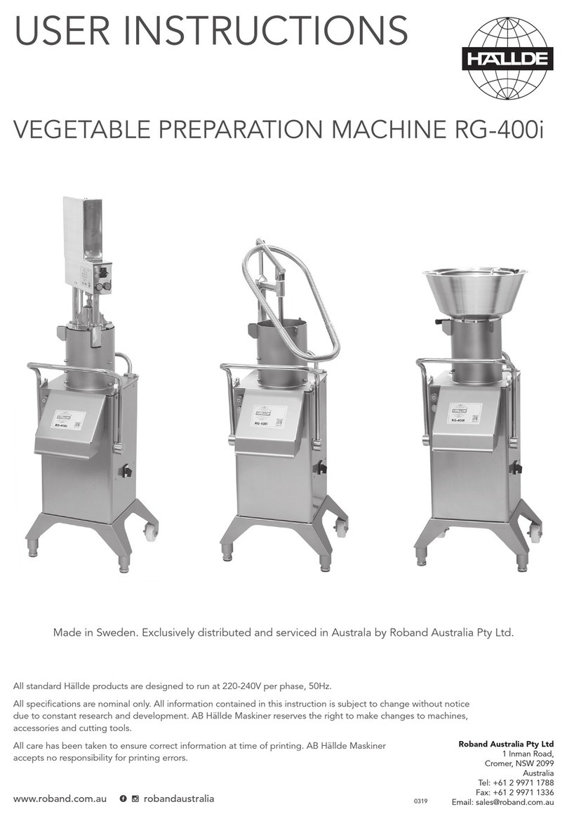 Hallde RG-400i User instructions