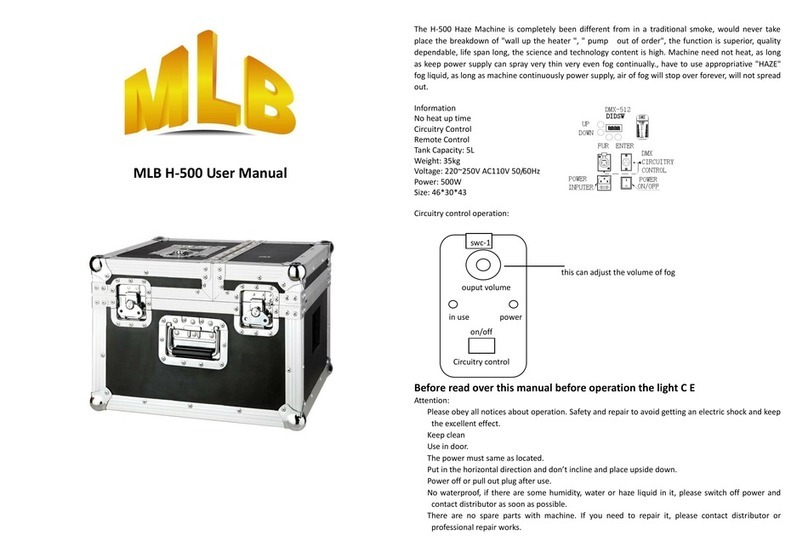 MLB H-500 user manual