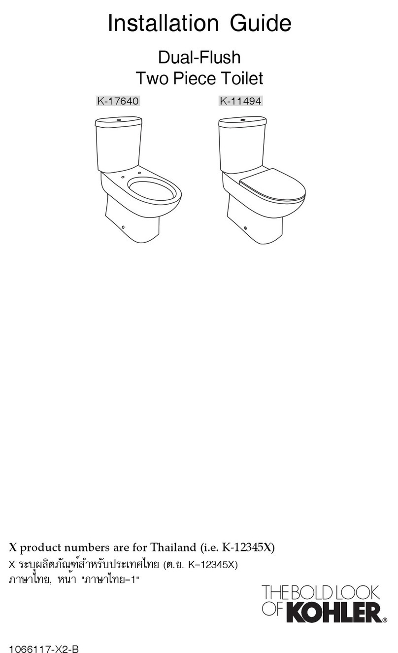 Kohler K-17640 User manual