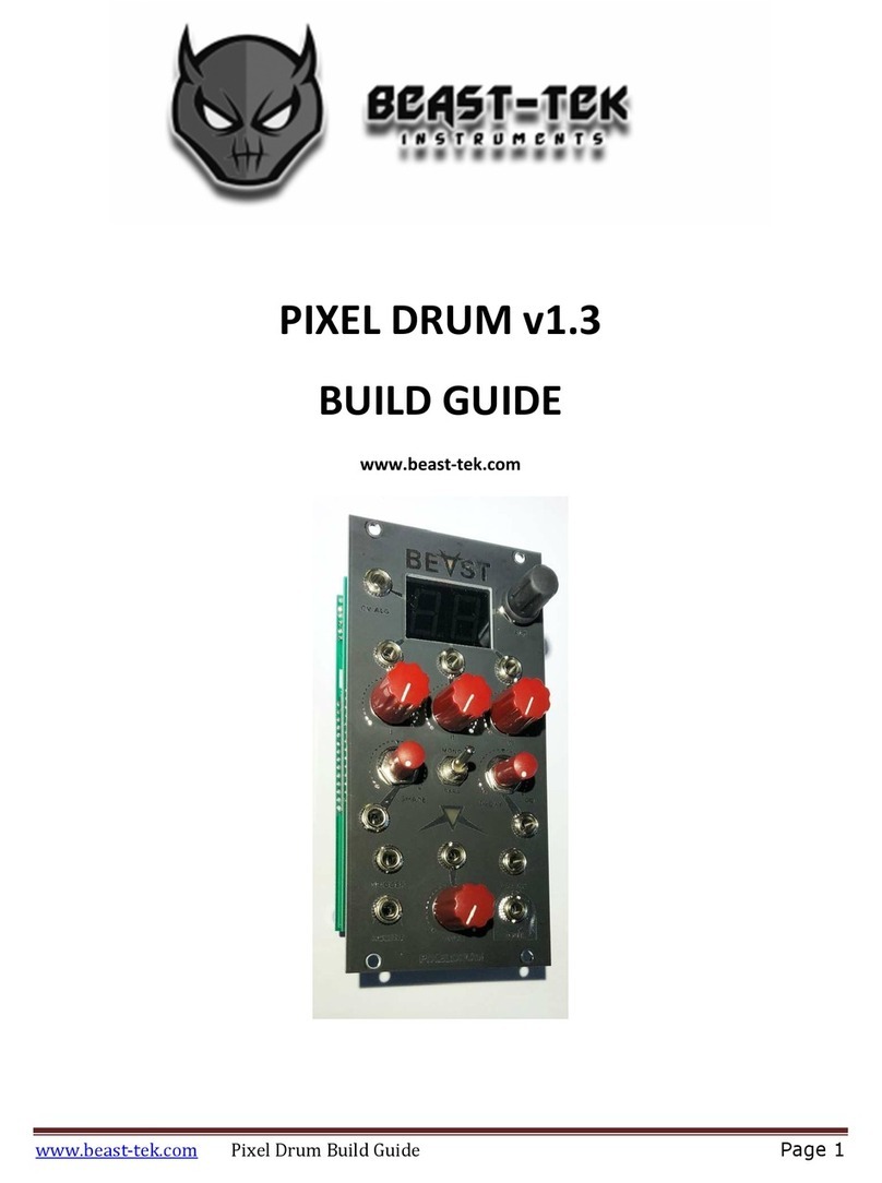 Beast-Tek Instruments PIXEL DRUM v1.3 Build guide