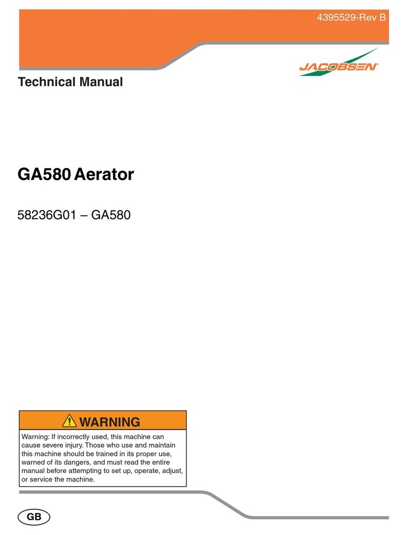 Jacobsen GA580 Technical manual