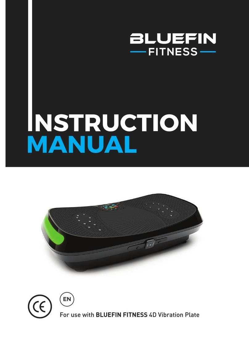 BLUEFIN Fitness 4D Vibration Plate instruction manual