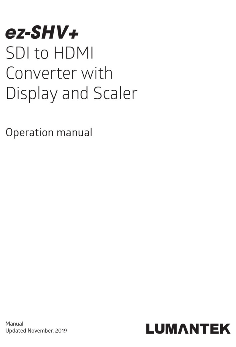 Lumantek ez-SHV+ User manual Lumantek ez-SHV+ User manual