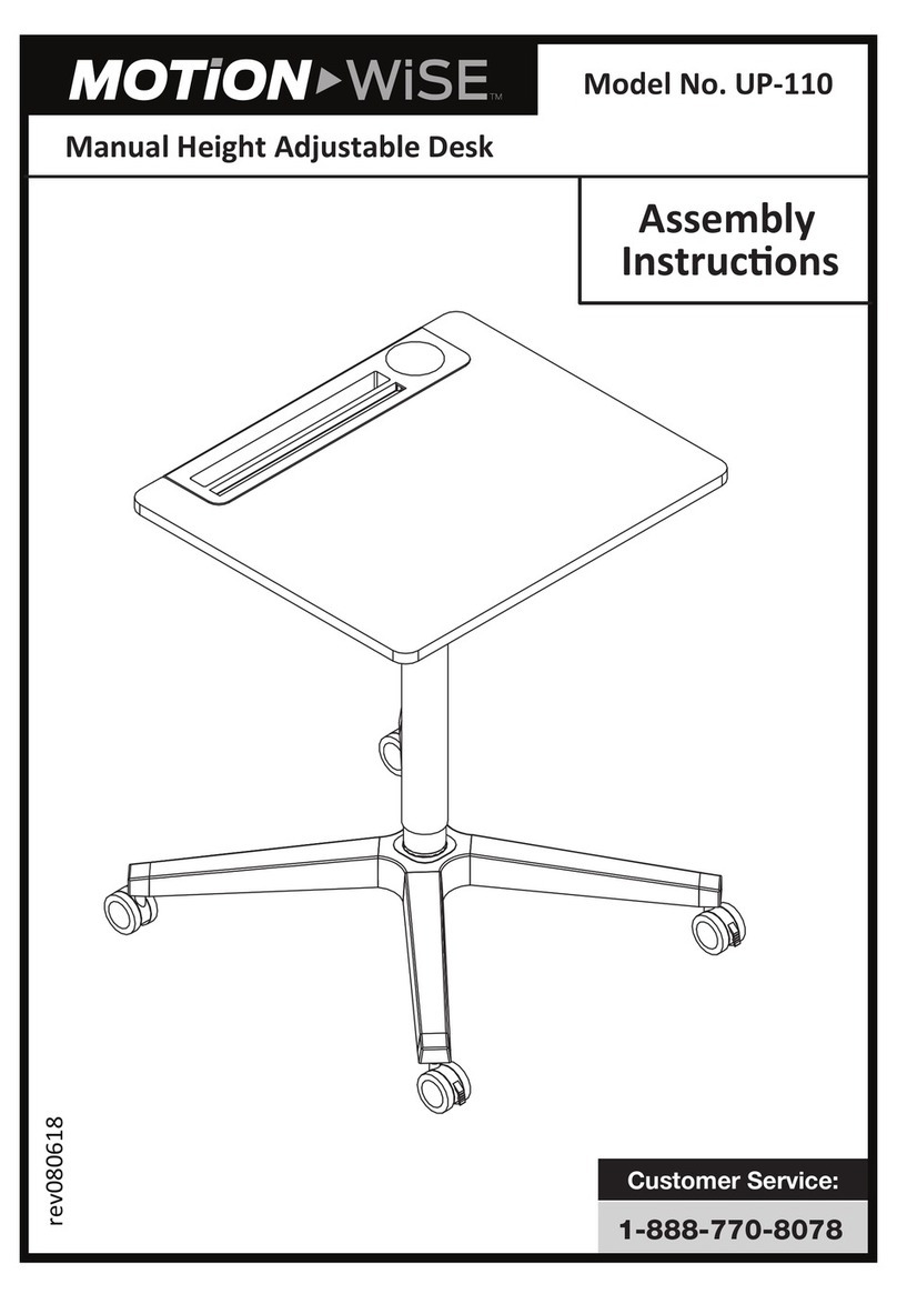 Motionwise UP-110 Assembly instructions Motionwise UP-110 Assembly instructions