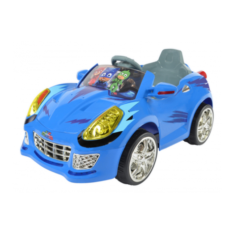 Rollplay 6V PJ Masks Cat Car W419AC-B Assembly instructions