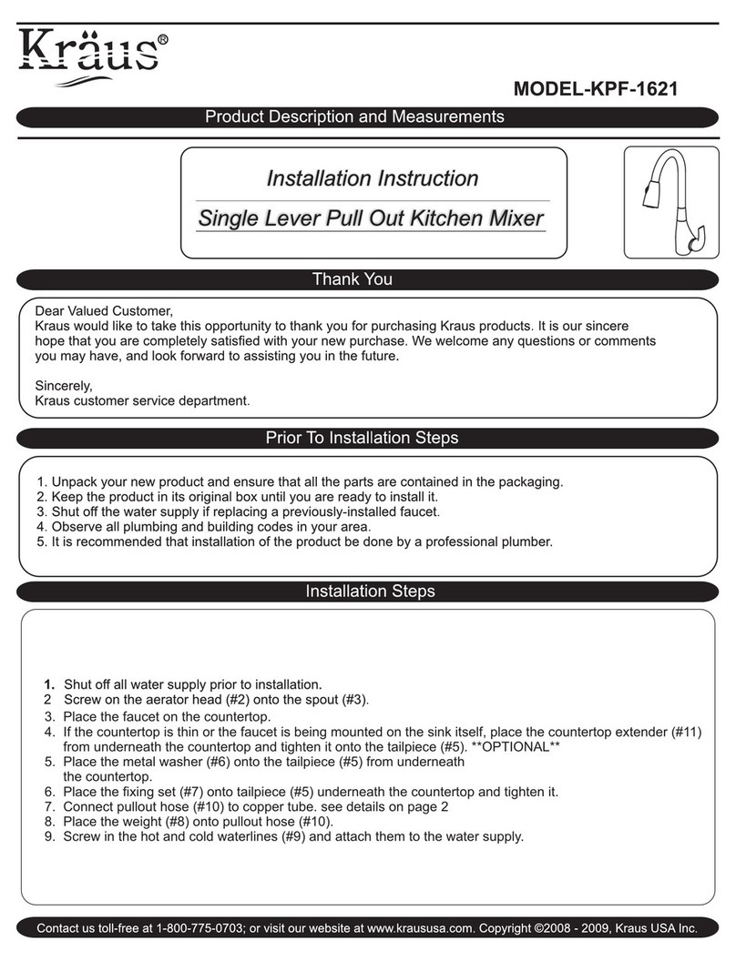 Kraus KPF-1621 User manual