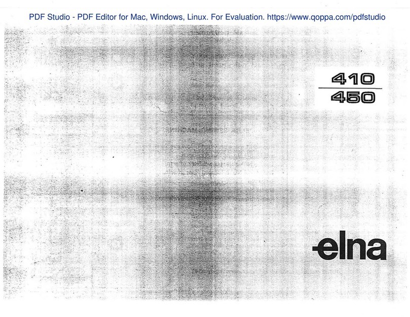 ELNA 450 manual