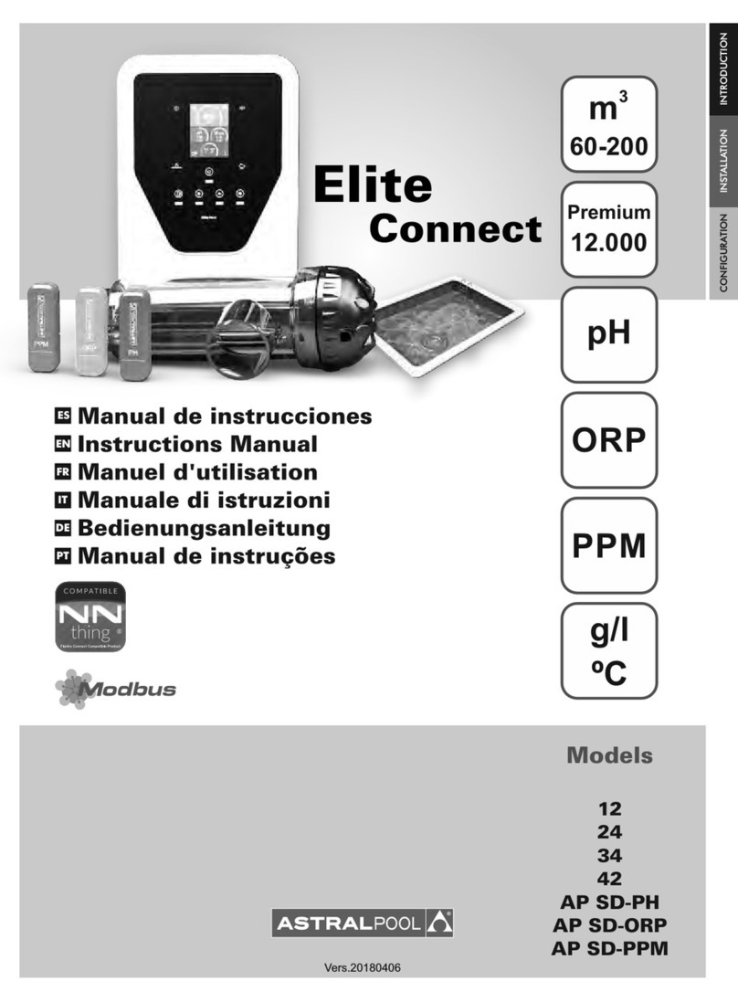 Astral Pool Elite Connect 34 User manual