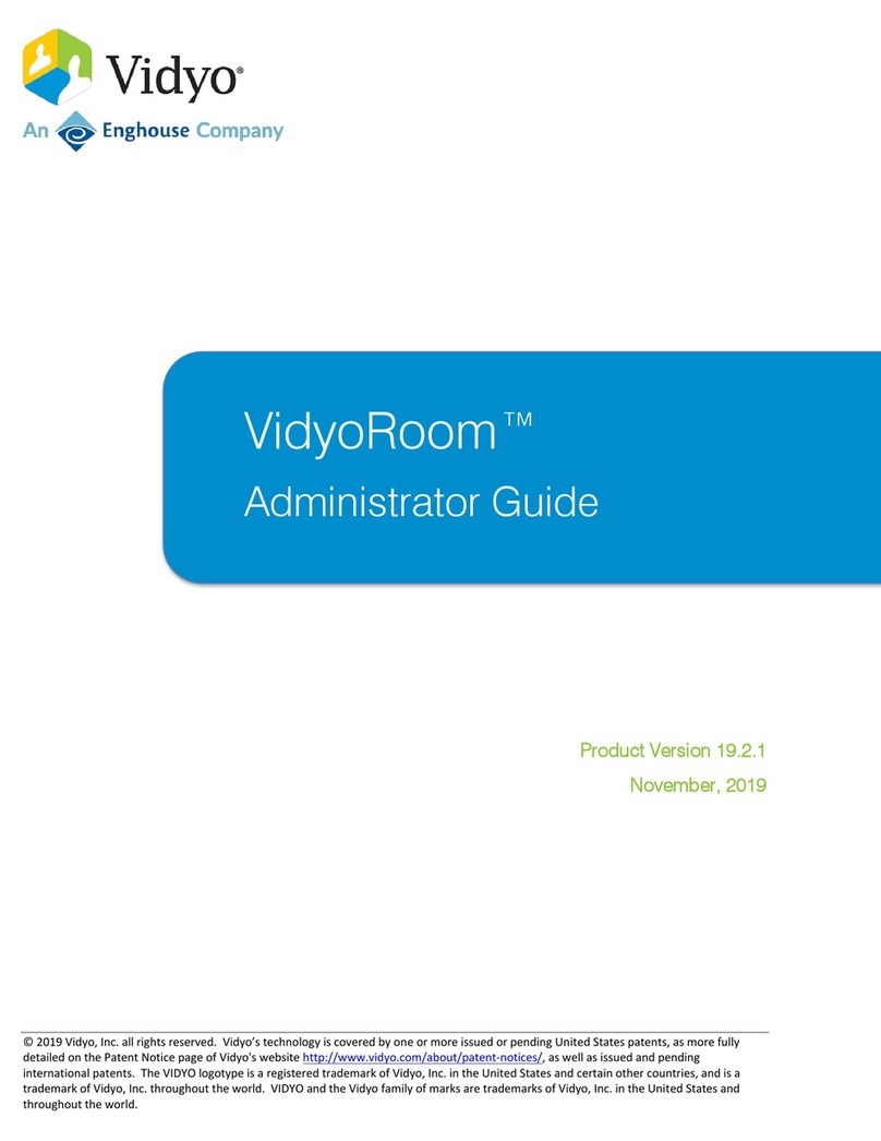 Enghouse VidyoRoom Service manual