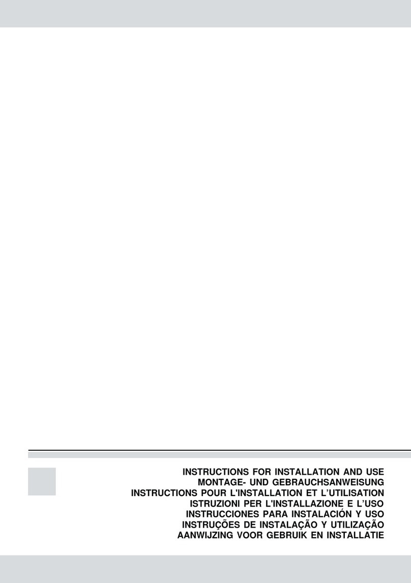 Candy CBG 51 X Instructions for installation and use