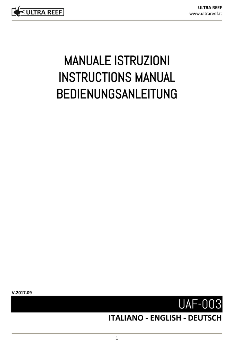 Ultra Reef UAF-003 instruction manual