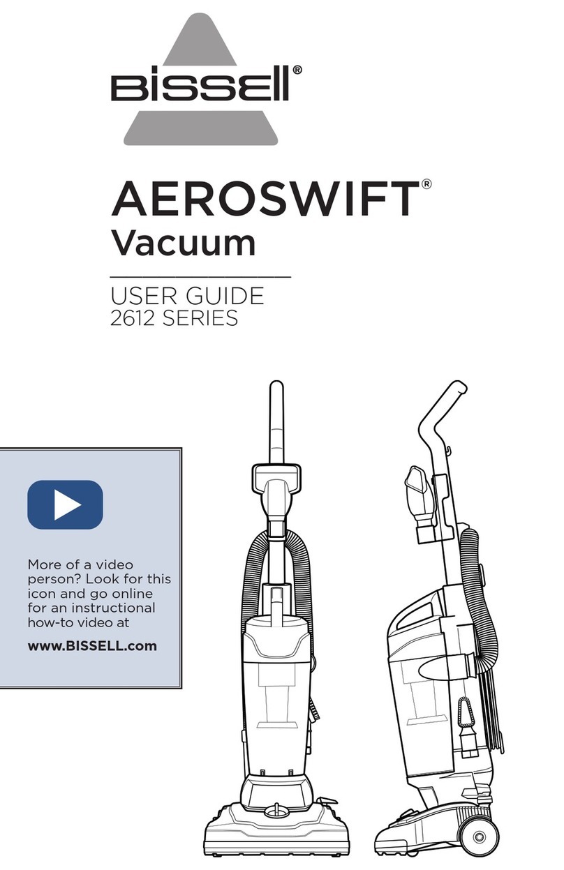 Bissell AEROSWIFT 2612 Series user guide