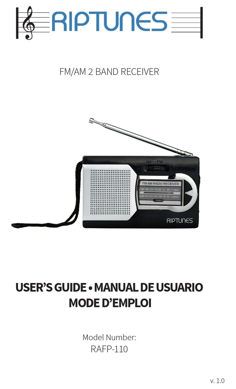 RIP TUNES RAFP-110 user guide