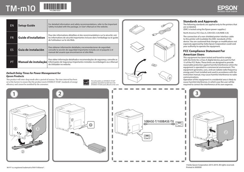 Epson TM-m10 User manual