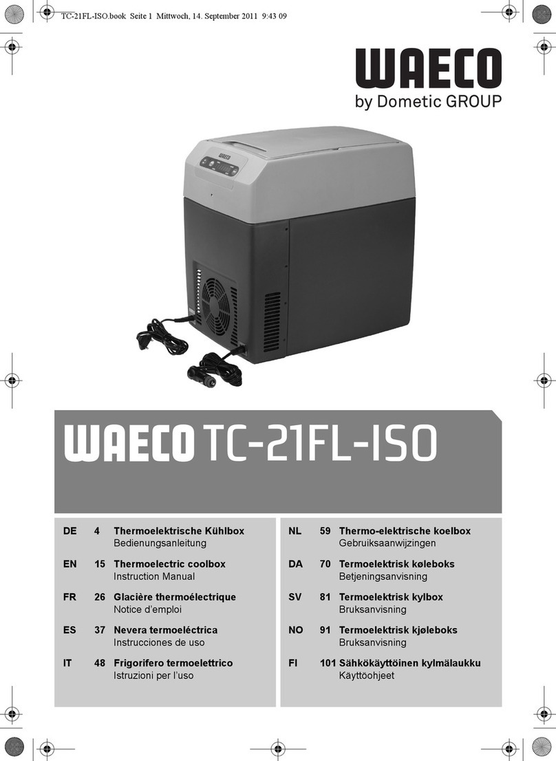 Dometic GROUP Waeco TC-21FL-ISO instruction manual