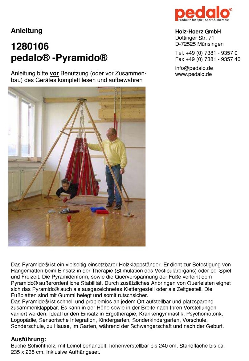 pedalo Pyramido 657045 user manual
