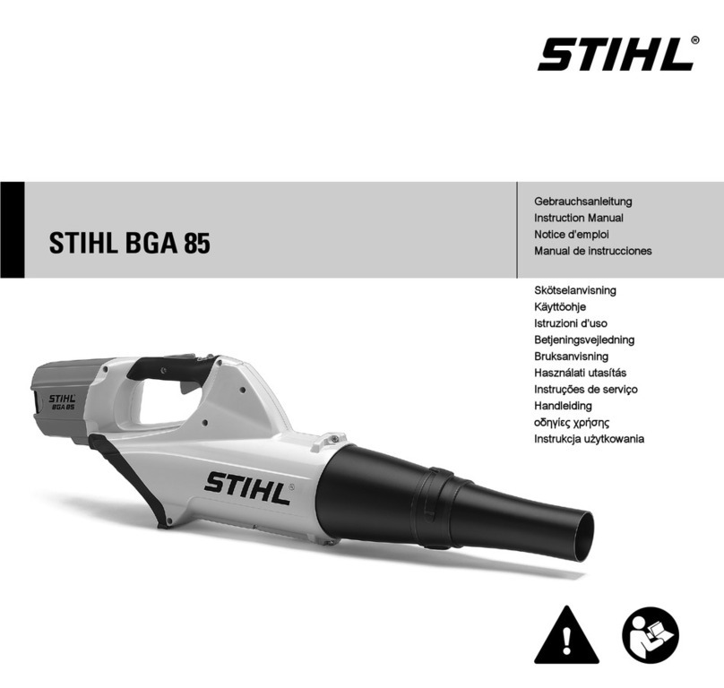 Stihl BGA 85 User manual