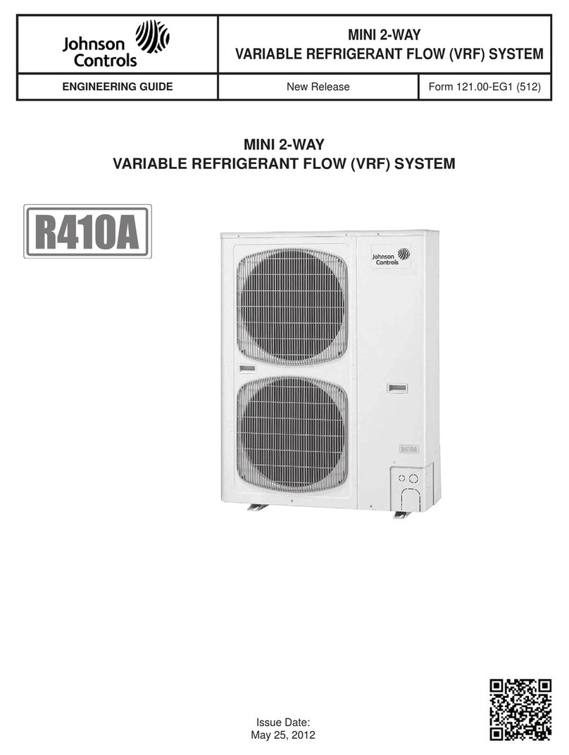 Johnson Controls JX Series User manual