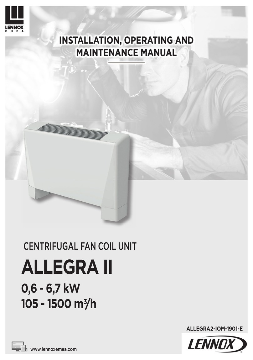 Lennox ALLEGRA II Installation guide