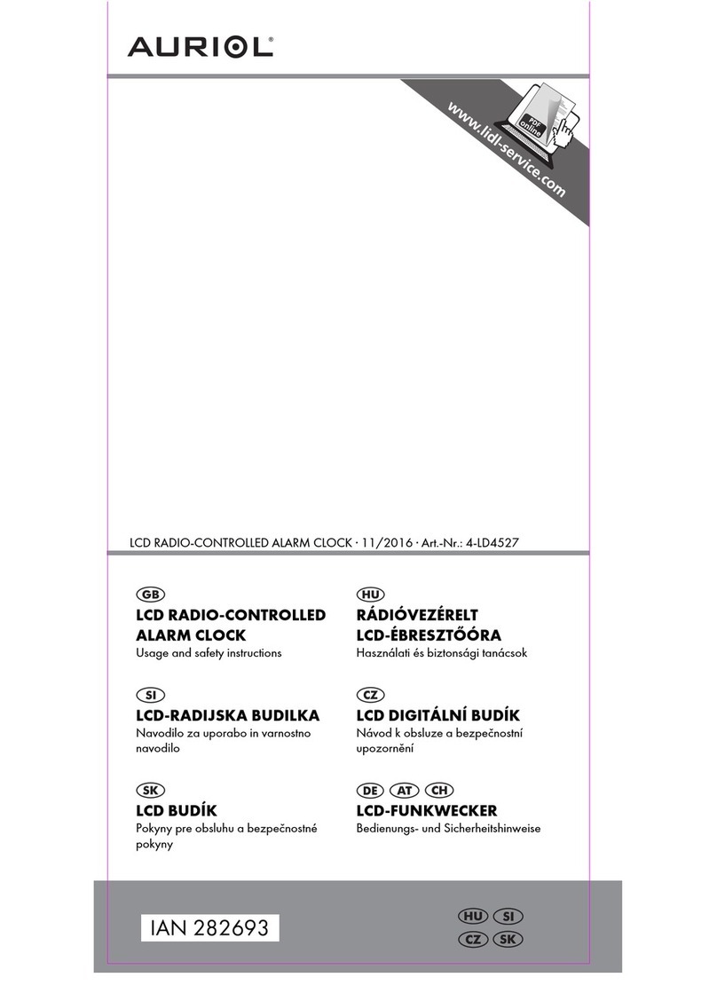 Auriol 4-LD4527 Usage and safety instructions