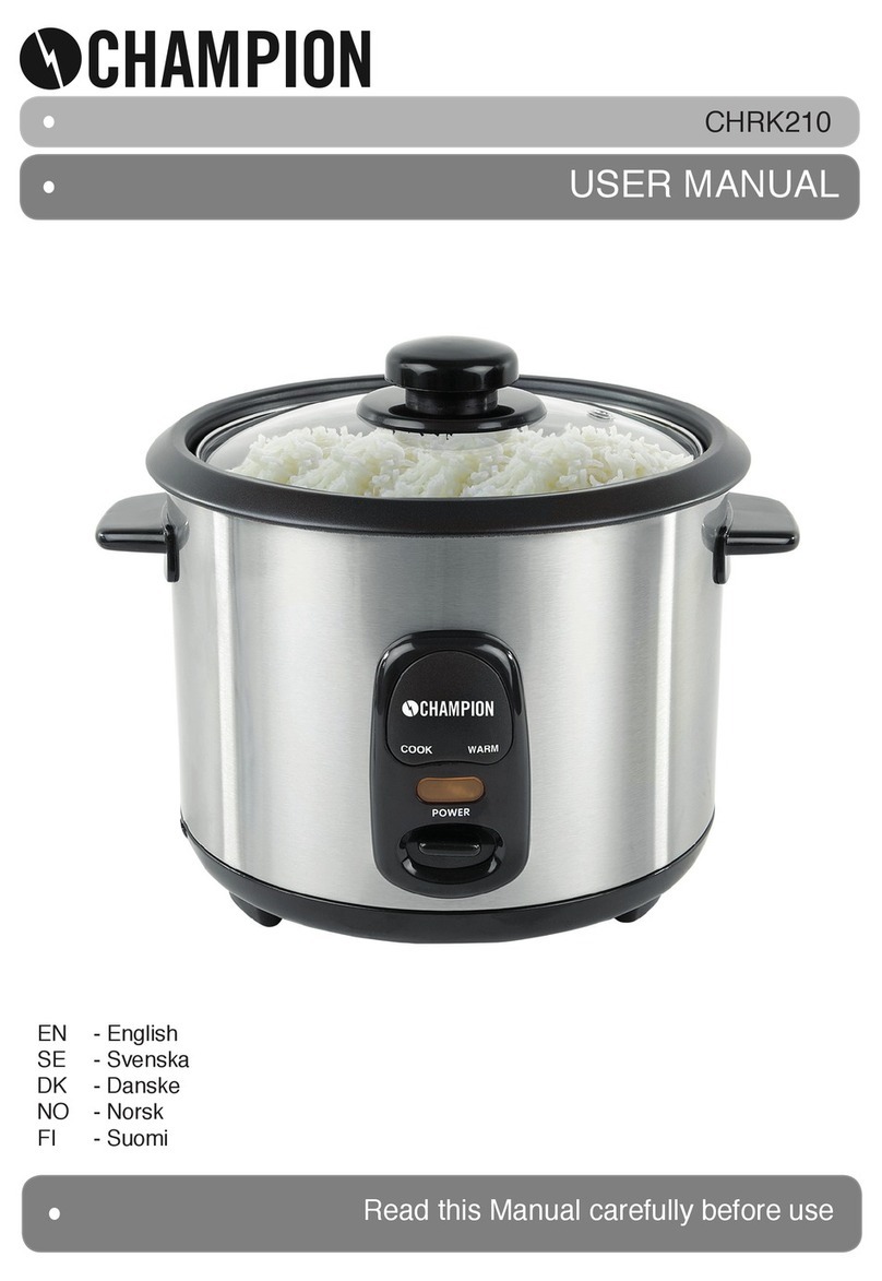 Champion CHRK210 user manual